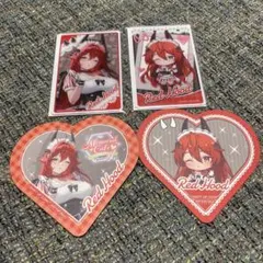 勝利の女神 NIKKE and GALLERY カフェ レッドフード　4点セット