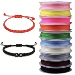 ナイロンコード 10色セット 100ヤード ミサンガ ブレスレット ハンドメイド