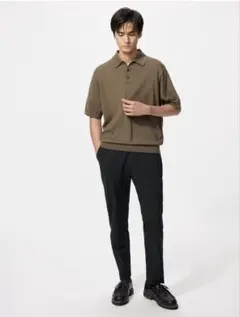 【新品】MサイズUNIQLOスマートアンクルパンツウルトラストレッチ