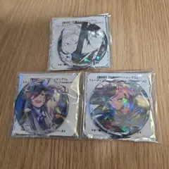 321文豪ストレイドッグス　太宰治　中原中也ホログラム缶バッジ3点セット