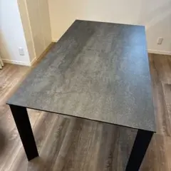 グラナダ　東京インテリア　グレー セラミック　ダイニングテーブル　165×90