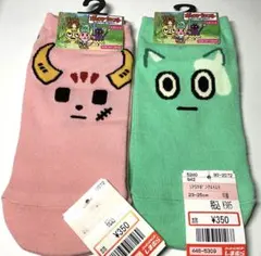 ポンコツクエスト しまむら 靴下 レディース 23-25cm カク イムラのサムネイル