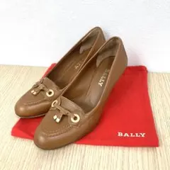 ◇BALLY パンプス ブラウン ゴールド金具のサムネイル
