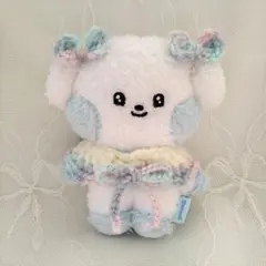 ぬい服　ぬいぐるみ用 付け襟＆リボンの耳飾り　zeroni ゼロニ ギュニニ