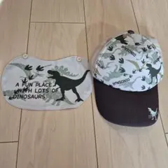 恐竜 メッシュ キャップ 52cm 日よけ　ダイナソー