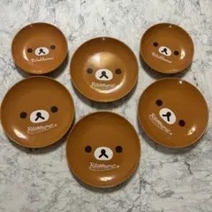 リラックマ　プレート　ローソン非売品　皿　お茶碗　5枚セット　フェイス皿　家族のサムネイル