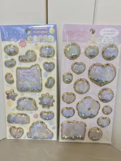 キラッとぷくぷくエアーシール　すみっコぐらし　2枚セット