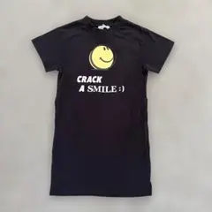 新品　ベイフロー　スマイル　Tシャツワンピース　100