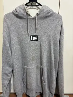 Lee グレー フード付きパーカー