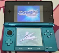 Nintendo 3DS アクアブルー ポケットモンスターソウルシルバー