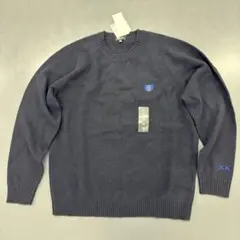 【新品】ユニクロ KAWS カウズ ラムクルーネックセーター ネイビー XL
