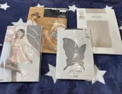 グンゼ　トゥシェ　など　網タイツ　M〜Ｌ　4本セット