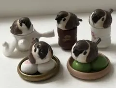 うららか和すずめ　ガチャガチャ　5点セット