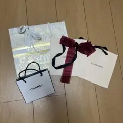 ショッパー（DIOR、JILLSTUART、CHANEL）