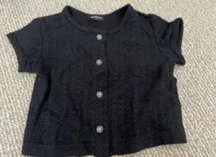 MIA MAIL ブラックカーディガン 120