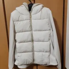 ヤマダヤ　MEDOC original ベージュ　フード付き ショートブルゾン