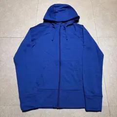 Nike drifit パーカー　ジップアップ　スウェット　青　ブルー　S