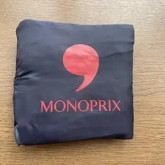 新品未使用未開封】MONOPRIX エコバッグ 折りたたみ コンパクト　紺