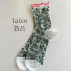 靴下屋ソックス１足組　Tabio　タビオくつ下　シースルー　刺繍　レース国産のサムネイル