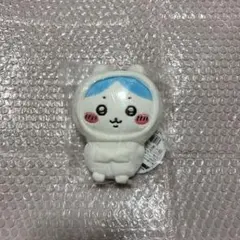 ちいかわ ナガノマーケット 持ちますマスコット ナガノくまを被ったハチワレ