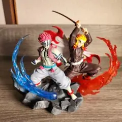 鬼滅の刃 XrossLink フィギュア 煉獄杏寿郎＆猗窩座