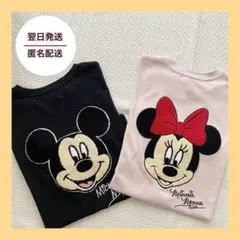 Disney ディズニー　ミッキー ミニー Tシャツ　ペア　レディース　メンズ