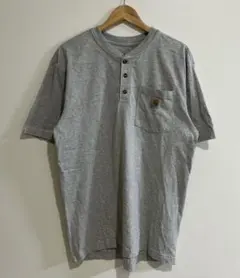 カーハート Carhartt ヘンリーネック 胸ポケット 半袖 Tシャツ