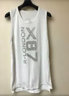 R-LONDON　アールロンドン スリットタンクトップ●ダンス、ズンバなどに