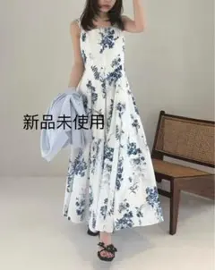 矢田亜希子さん着用♡】 ジグ ザグ フローラル マキシ ドレス ケイト