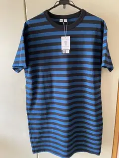 Uniqlo U ストライプ チュニックTシャツ 半袖