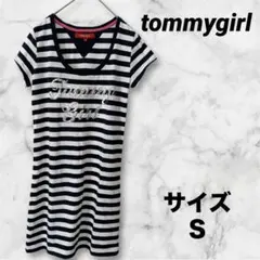 tommygirl トミーガール ボーダー半袖ワンピース S ヒルフィガーY2Kのサムネイル