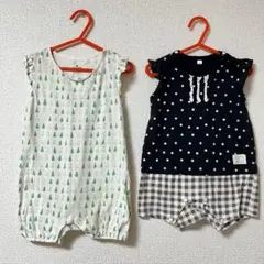 babyGAP 西松屋　ロンパース　80cm 2点セット　まとめ売り　女の子