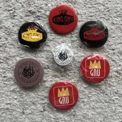 King Gnu FC限定ガチャ 缶バッジ7種 コンプリートセット - メルカリ