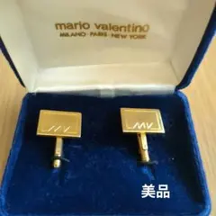 mario valentino ゴールドカフス ケース付き