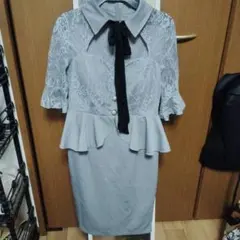 ペプラムドレス dazzy