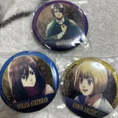 進撃の巨人 エレン 缶バッジ ユニバ USJ ミカサ - メルカリ