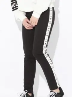 新品レピピアルマリオ　ロゴテープ・サイドラインレギンスパンツL ストレッチ◎