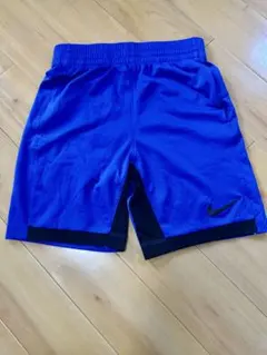 Nike 青　ショートパンツ　キッズ　短パン　ハーフパンツ　Sサイズ　メッシュ