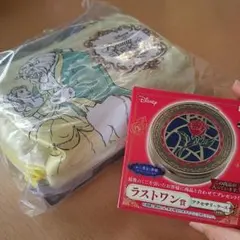 ディズニープリンセス一番くじ　美女と野獣　ラストワン　魔法の薔薇　ポーチ　ベル