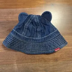 BREEZE デニム くま耳 帽子48cm