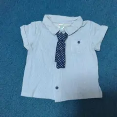 ネクタイシャツ　80