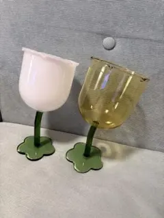 Francfranc フランフラン/チューリップグラス 2個セット