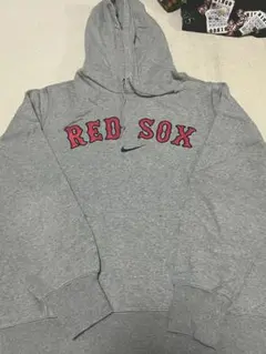 Nike Red Sox フード付きスウェット グレー