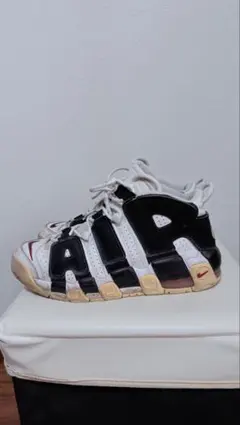 NIKE AIR MORE UPTEMPO ホワイト ブラック 25cm