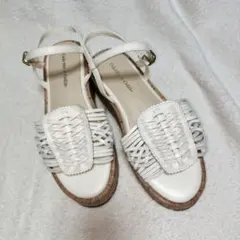 極美品✨️ODETTE E ODILE ワラチ ウェッジ サンダル 厚底 35