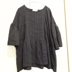 しまむら season reason スモックブラウス L 黒のサムネイル