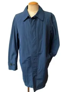 Eddie Bauer ステンカラー コート M ブルー xpv