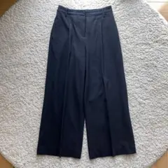 PLST ワイドパンツ　Lサイズ　ネイビー