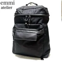 emmi エミ リュック バックパック ブラック eco 撥水 A4 大容量のサムネイル