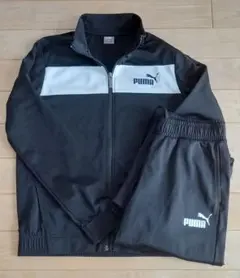 美品！プーマジャージ上下セット 160 ブラック
